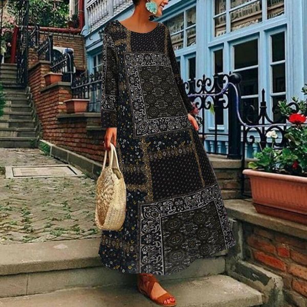 casual dresses fashion women cotton linen dress o-neck long sleeve pocket loose plus size vintage dark blue/green/red, Black;gray
casual dresses fashion women cotton linen dress o-neck long sleeve pocket loose plus size vintage dark blue/green/red, Black;gray