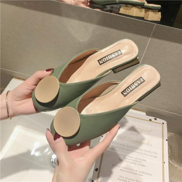 slippers female summer 2021 closed toe leather outside brief rubber mules low loafer ladies med modis outdoor slides, Black
slippers female summer 2021 closed toe leather outside brief rubber mules low loafer ladies med modis outdoor slides, Black