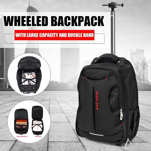 backpack travel bag 18 inch rolling shoulders trolley luggage suitcase large capacity cabin suitcases business laptop
backpack travel bag 18 inch rolling shoulders trolley luggage suitcase large capacity cabin suitcases business laptop