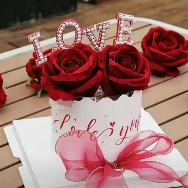 other festive & party supplies 1set pearl rhinestone letter cake ers baby shower birthday decoration wedding silver pink cakes dessert d 
other festive & party supplies 1set pearl rhinestone letter cake ers baby shower birthday decoration wedding silver pink cakes dessert d