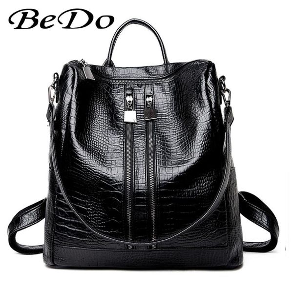 backpack bedo pu black leather women casual backpacks feminine geometric plaid sequin female for teenage girls
backpack bedo pu black leather women casual backpacks feminine geometric plaid sequin female for teenage girls
