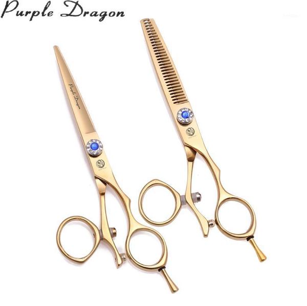 hair scissors 6" jp 440c purple dragon gold cutting shears thinning set swivel handle barber shop z90191
hair scissors 6" jp 440c purple dragon gold cutting shears thinning set swivel handle barber shop z90191