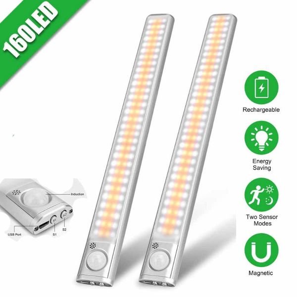 modes led pir motion sensor night light 80/120/160 leds dimmable wardrobe closet lights usb rechargeable bedroom lamp cabinet
modes led pir motion sensor night light 80/120/160 leds dimmable wardrobe closet lights usb rechargeable bedroom lamp cabinet