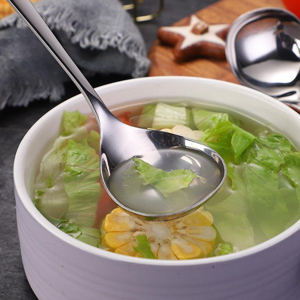 spoons 304 stainless steel thicken big head soup spoon sauce vegetable seasoning oil chinese style kitchen accessories
spoons 304 stainless steel thicken big head soup spoon sauce vegetable seasoning oil chinese style kitchen accessories