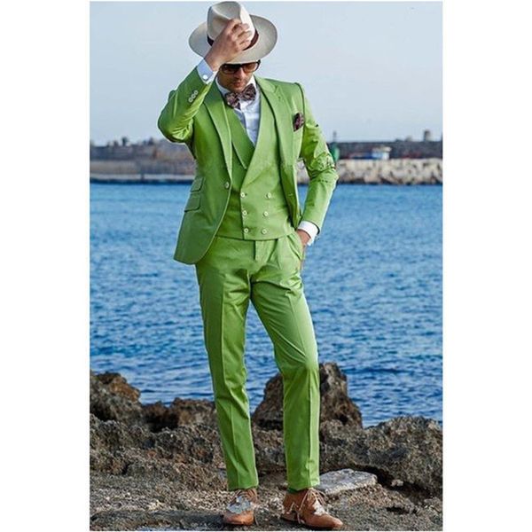 men's suits & blazers classic men's tux smolking bridegroom fine-fitting and culinary evening suits for green man olive peak lapel, White;black
men's suits & blazers classic men's tux smolking bridegroom fine-fitting and culinary evening suits for green man olive peak lapel, White;black