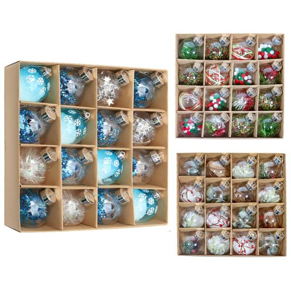 party decoration valery madelyn 16pcs 8cm transparent christmas snow ball tree hanging pendant for home decor outdoor drop ornaments
party decoration valery madelyn 16pcs 8cm transparent christmas snow ball tree hanging pendant for home decor outdoor drop ornaments