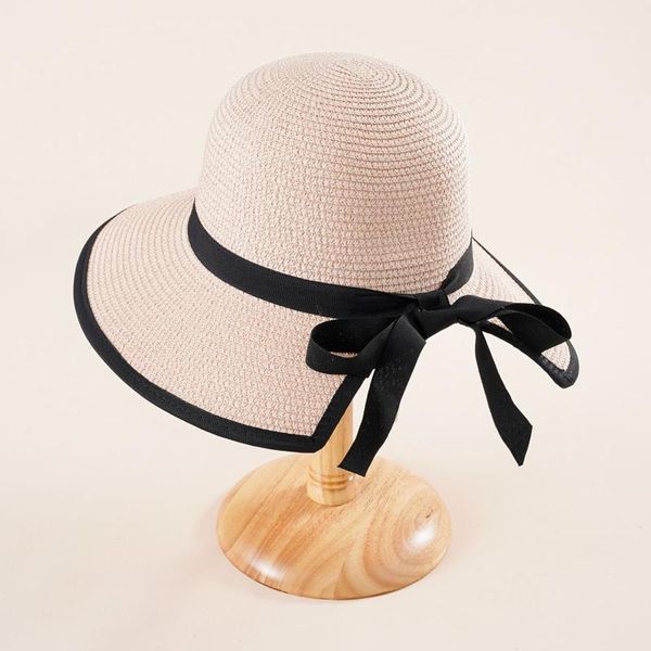 wide brim hats split panama straw hat women beach style summer bow breathable fisherman female male ribbon sunhat lady, Blue;gray
wide brim hats split panama straw hat women beach style summer bow breathable fisherman female male ribbon sunhat lady, Blue;gray