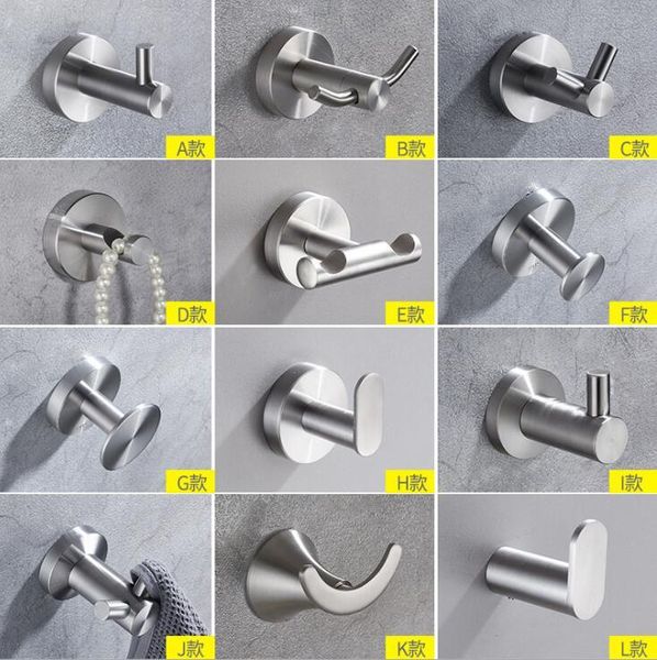 robe hooks sus 304 stainless steel single hook wall mounted towel clothes bathroom accessories
robe hooks sus 304 stainless steel single hook wall mounted towel clothes bathroom accessories