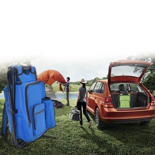 multifunctional foldable camping chair seat with picnic bag hiking drop fishing accessories
multifunctional foldable camping chair seat with picnic bag hiking drop fishing accessories