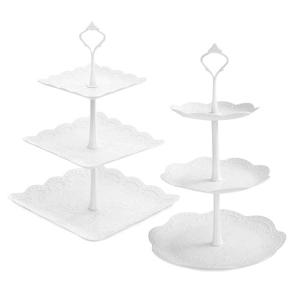 cupcake stand,2pack 3-tier dessert plates mini cakes fruit candy display tower cookie tray rack buffet holder cake stand dishes &
cupcake stand,2pack 3-tier dessert plates mini cakes fruit candy display tower cookie tray rack buffet holder cake stand dishes &