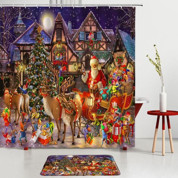 shower curtains merry christmas tree santa claus set elk gift bath screens mats bathroom rugs room decoration carpets
shower curtains merry christmas tree santa claus set elk gift bath screens mats bathroom rugs room decoration carpets