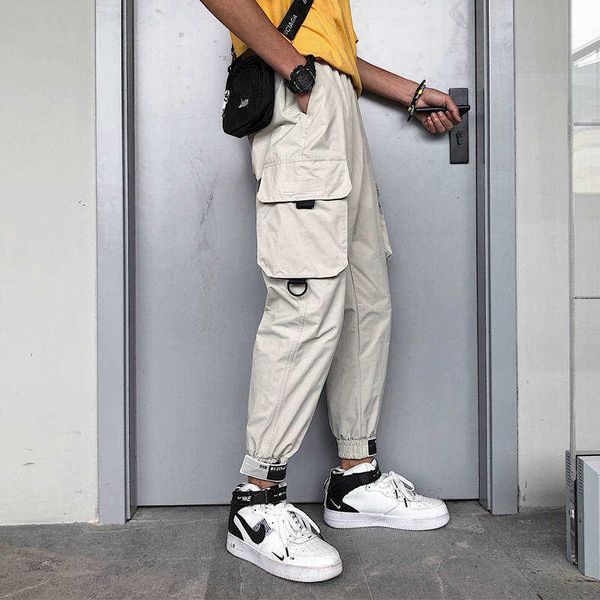 men's pants corredores 5xl vero cinza multi-bolso fitas homem sweatpants streetwear casual harajuku calas da carga dos homens para wewn, Black
men's pants corredores 5xl vero cinza multi-bolso fitas homem sweatpants streetwear casual harajuku calas da carga dos homens para wewn, Black