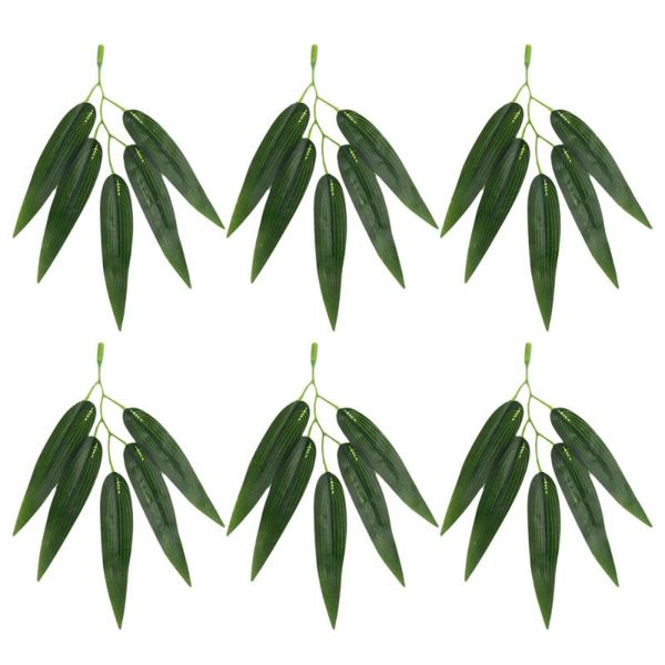 50pcs simulated bamboo leaves branches fake household decorations adornment for home office restaurant (dark gre decorative flowers & wreath
50pcs simulated bamboo leaves branches fake household decorations adornment for home office restaurant (dark gre decorative flowers & wreath
