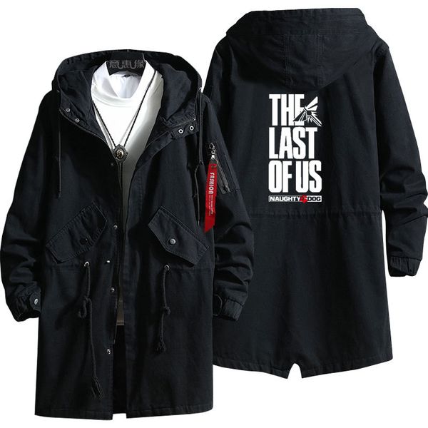 men's casual shirts the last of us 2 hoodie anime men trench coat fashion fall winter cotton zipper overcoat jacket twk3, White;black
men's casual shirts the last of us 2 hoodie anime men trench coat fashion fall winter cotton zipper overcoat jacket twk3, White;black