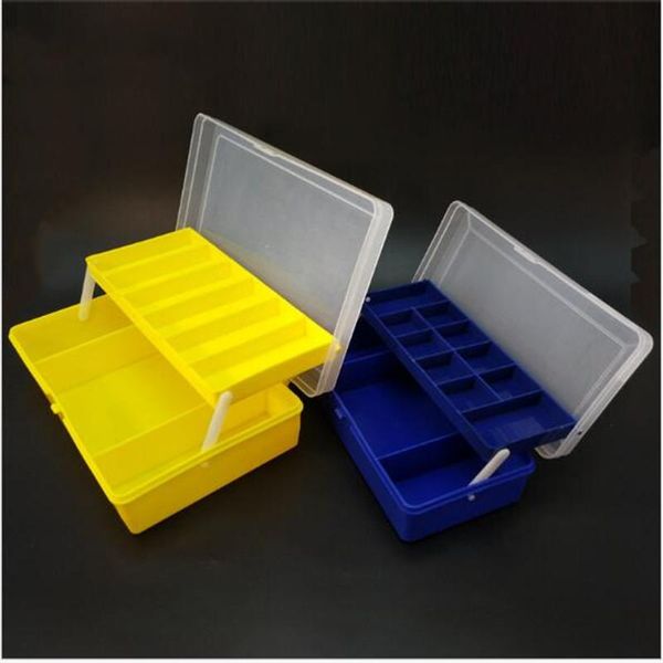 fishing accessories lu ya bait box transparent plastic double-layer sub-bait storage small folding gear
fishing accessories lu ya bait box transparent plastic double-layer sub-bait storage small folding gear