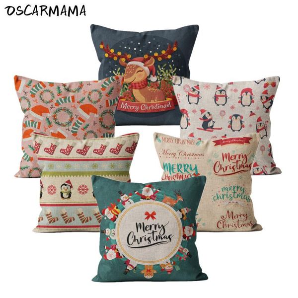 cushion/decorative pillow happy xmas christmas watercolor cartoon linen cushion cover car sofa pillowcase 40 45 50 year printed throw case g
cushion/decorative pillow happy xmas christmas watercolor cartoon linen cushion cover car sofa pillowcase 40 45 50 year printed throw case g