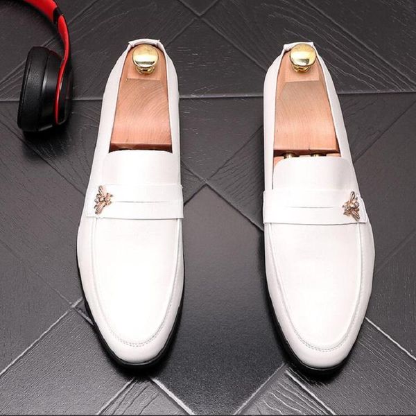 british style pointed small leather shoes men korean version of the formal business white casual one pedal wedding dress, Black
british style pointed small leather shoes men korean version of the formal business white casual one pedal wedding dress, Black