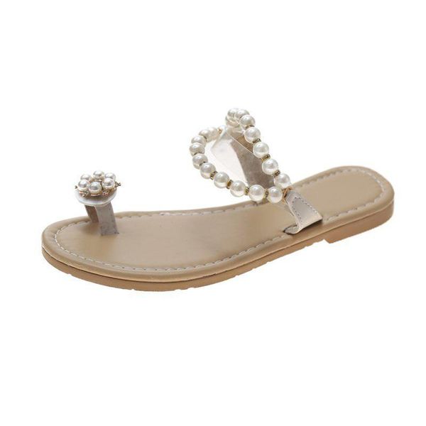 slippers summer open toe flat bottomed pearl diamond beach shoes women's sandals chaussure femme comfortable sandalias mujer, Black
slippers summer open toe flat bottomed pearl diamond beach shoes women's sandals chaussure femme comfortable sandalias mujer, Black