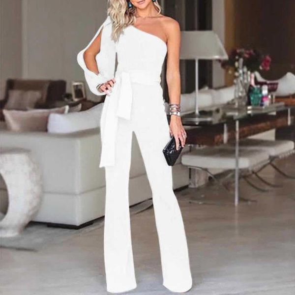 women's jumpsuits & rompers one shoulder women summer high waist slim long pants 7 colors 2021 fashion lady playsuits, Black;white
women's jumpsuits & rompers one shoulder women summer high waist slim long pants 7 colors 2021 fashion lady playsuits, Black;white