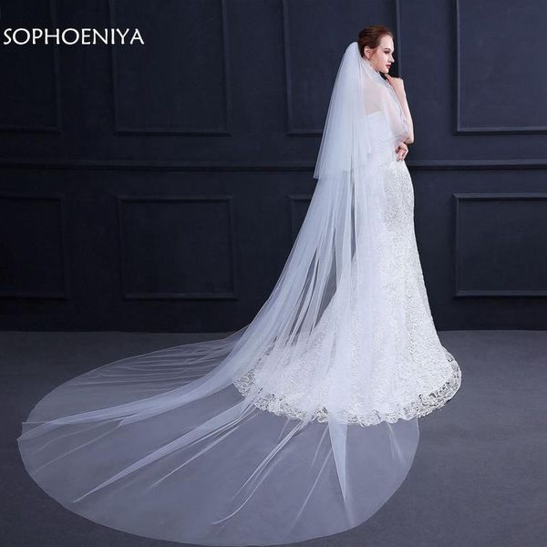 bridal veils arrival two layer cut edge wedding veil long 2021 trouwen sluier bride accessoire mariage accessories, Black
bridal veils arrival two layer cut edge wedding veil long 2021 trouwen sluier bride accessoire mariage accessories, Black
