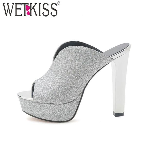 slippers wetkiss 2021 rome platform women mules shoes summer casual bling ladies peep toe outside high heels, Black
slippers wetkiss 2021 rome platform women mules shoes summer casual bling ladies peep toe outside high heels, Black