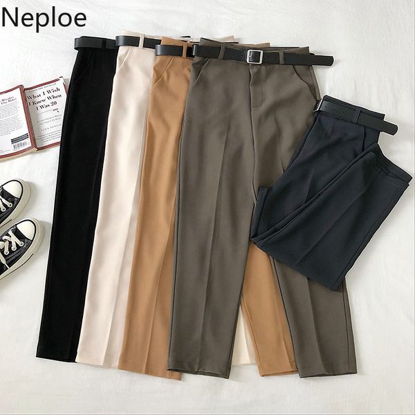 neploe high waist hip retro basic office lady pants spring summer new work style pleat pocket trousers with belt pantalones 200930, Black;white
neploe high waist hip retro basic office lady pants spring summer new work style pleat pocket trousers with belt pantalones 200930, Black;white