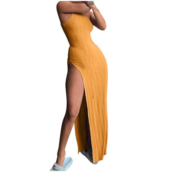 casual dresses design women's summer sleeveless tube off shoulder party club high split long solid ankle-length dress sheath, Black;gray
casual dresses design women's summer sleeveless tube off shoulder party club high split long solid ankle-length dress sheath, Black;gray