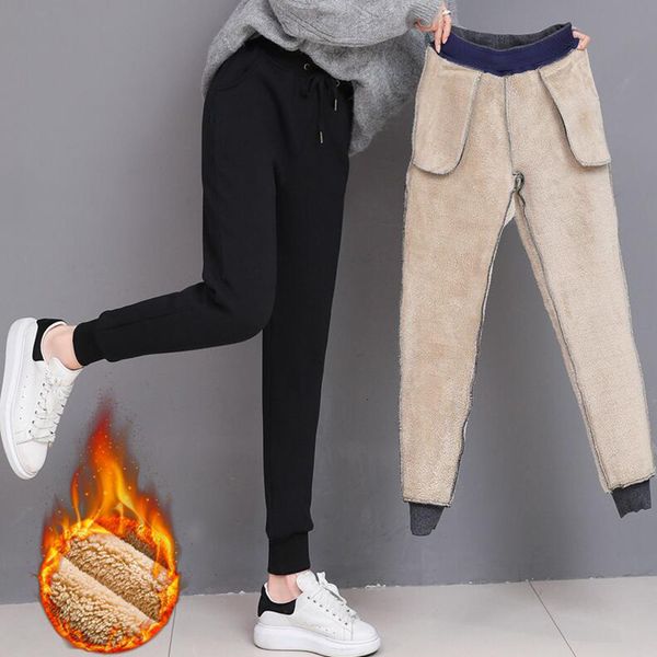 pant plus size cotton women winter thick lamb cashmere warm harem pants loose trousers casual sweatpants, Black;white
pant plus size cotton women winter thick lamb cashmere warm harem pants loose trousers casual sweatpants, Black;white