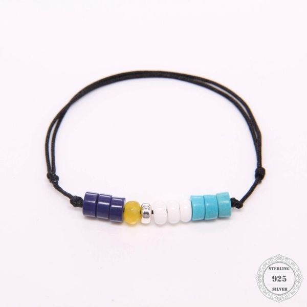 link, chain hemistone yellow 925 sterling silver textile bracelets in little secrets collection adjustable length my bx19, Black
link, chain hemistone yellow 925 sterling silver textile bracelets in little secrets collection adjustable length my bx19, Black