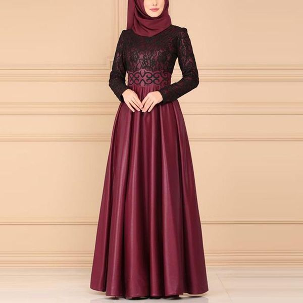 ethnic clothing muslim women abaya dress split lace vintage arabic kimono jubah dubai elegant islamic femme s-5xl without headscarf, Red
ethnic clothing muslim women abaya dress split lace vintage arabic kimono jubah dubai elegant islamic femme s-5xl without headscarf, Red