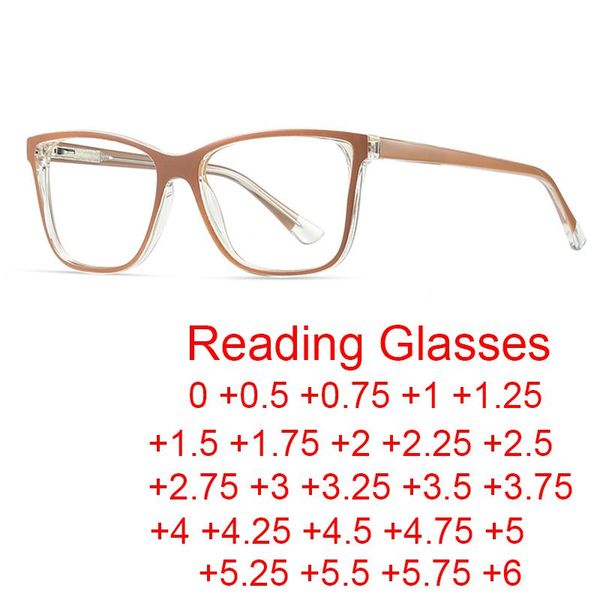 sunglasses 2021 anti blue light reading glasses women men square two color frame finished eyeglass hyperopia eyewear diopters 0 to +6.0, White;black
sunglasses 2021 anti blue light reading glasses women men square two color frame finished eyeglass hyperopia eyewear diopters 0 to +6.0, White;black