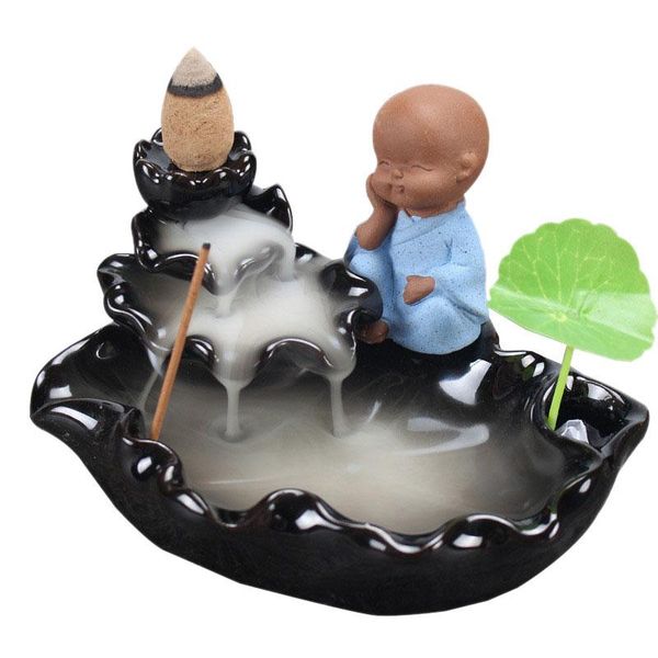 fragrance lamps little monk backflow incense burner home decoration creative ceramic cone waterfall holder buddhist censer
fragrance lamps little monk backflow incense burner home decoration creative ceramic cone waterfall holder buddhist censer