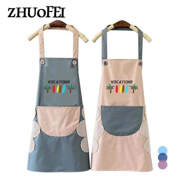 aprons coconut tree letter kitchen for women pvc waterproof bibs household cleaning pinafore cooking apron 65*72cm a0008
aprons coconut tree letter kitchen for women pvc waterproof bibs household cleaning pinafore cooking apron 65*72cm a0008