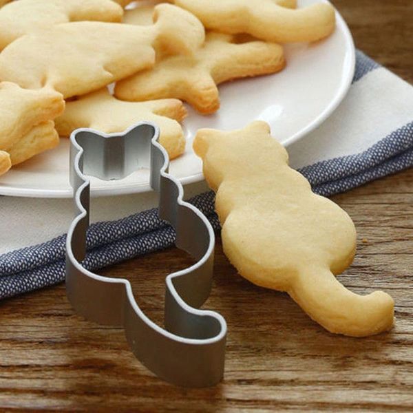 baking moulds stainless steel cat cookie cutter biscuit pastry mold cake cookies mould tools kitchen accessory
baking moulds stainless steel cat cookie cutter biscuit pastry mold cake cookies mould tools kitchen accessory