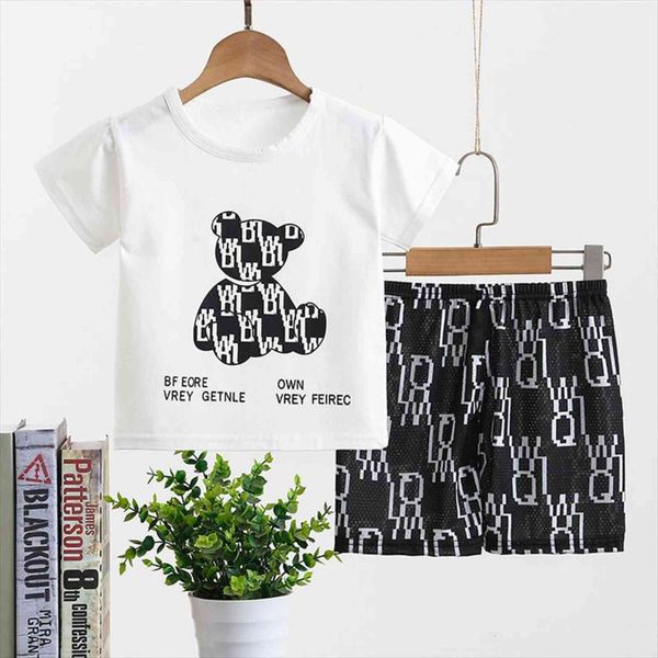 summer baby girl clothes suit boys cotton cartoon bear t shirt shorts 2pcs set toddler casual costume kids tracksuits, White
summer baby girl clothes suit boys cotton cartoon bear t shirt shorts 2pcs set toddler casual costume kids tracksuits, White