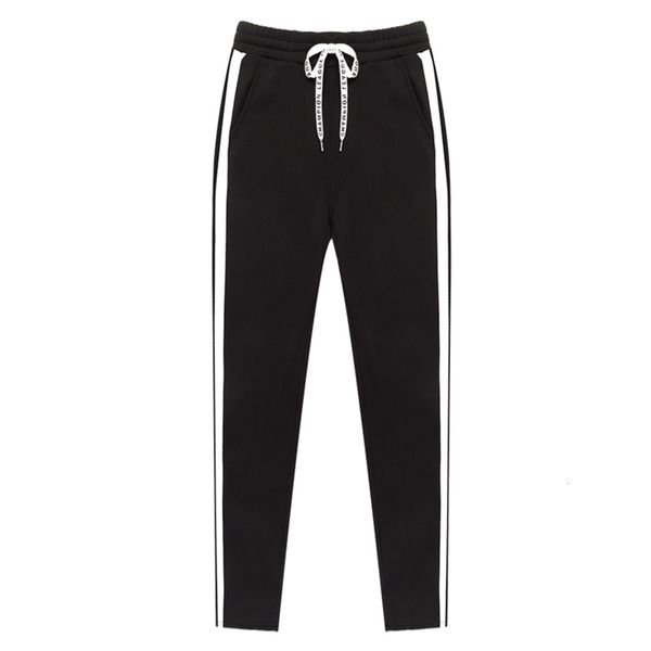 designer 21ss black harlan sweatpants white stripes autumn korean female students were thin loose stretch casual trousers, Black;white
designer 21ss black harlan sweatpants white stripes autumn korean female students were thin loose stretch casual trousers, Black;white