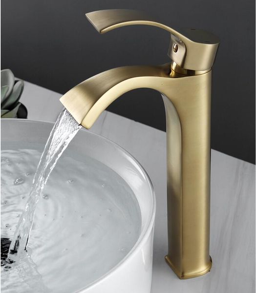 bathroom sink faucets new basin faucet single lever and cold brass water mixer tap brush gold fallbasin crane 4v27
bathroom sink faucets new basin faucet single lever and cold brass water mixer tap brush gold fallbasin crane 4v27