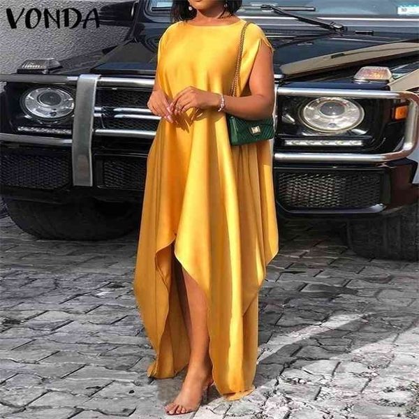 women party vintage sleeveless asymmetrical long dress vonda beach holiday sundress casual vestidos plus size, Black;gray
women party vintage sleeveless asymmetrical long dress vonda beach holiday sundress casual vestidos plus size, Black;gray