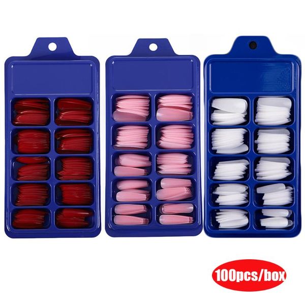 false nails 100pcs/box fake french stiletto acrylic nail tips art manicure diy tools supplies for professionals, Red;gold
false nails 100pcs/box fake french stiletto acrylic nail tips art manicure diy tools supplies for professionals, Red;gold