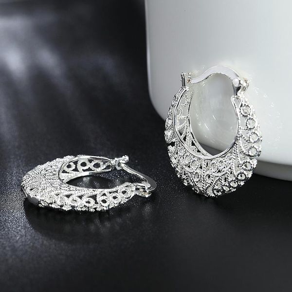 hoop & huggie caoshi vintage style earrings for women delicate hollow-out design circle chic gift aesthetic female accessories, Golden;silver
hoop & huggie caoshi vintage style earrings for women delicate hollow-out design circle chic gift aesthetic female accessories, Golden;silver