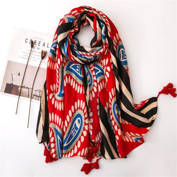 scarves tourism national style cotton scarf female red paisley printing air-conditioning shawls, Blue;gray
scarves tourism national style cotton scarf female red paisley printing air-conditioning shawls, Blue;gray