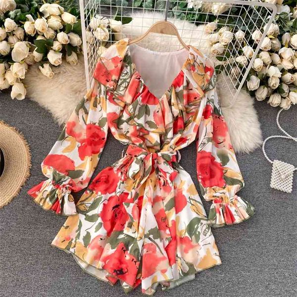women fashion seaside holiday jumpsuit tropical print v neck long sleeve high-waisted wide-leg playsuits overalls r803 210527, Black;white
women fashion seaside holiday jumpsuit tropical print v neck long sleeve high-waisted wide-leg playsuits overalls r803 210527, Black;white