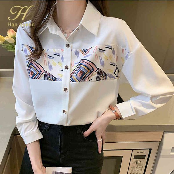 sweaters spring arrival shirt womens vintage print work casual chiffon blouse loose women business shirts, White;black
sweaters spring arrival shirt womens vintage print work casual chiffon blouse loose women business shirts, White;black