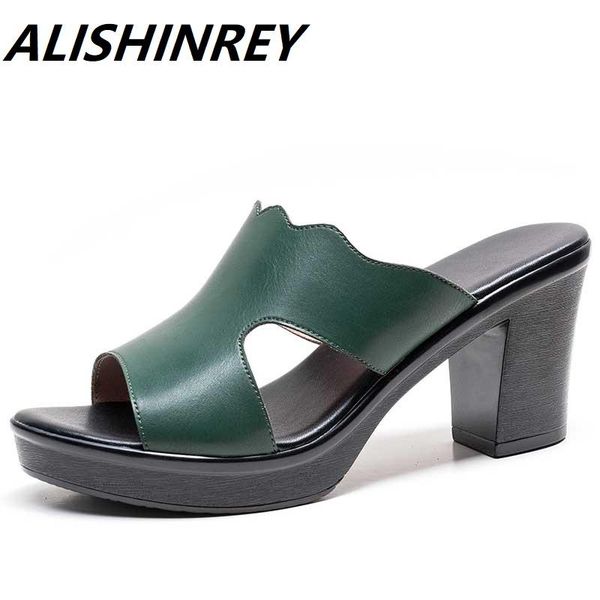 slippers alishinrey 2021 women's slipper fashion open toe genuine leather high heels summer ladies flip flop women shoes, Black
slippers alishinrey 2021 women's slipper fashion open toe genuine leather high heels summer ladies flip flop women shoes, Black