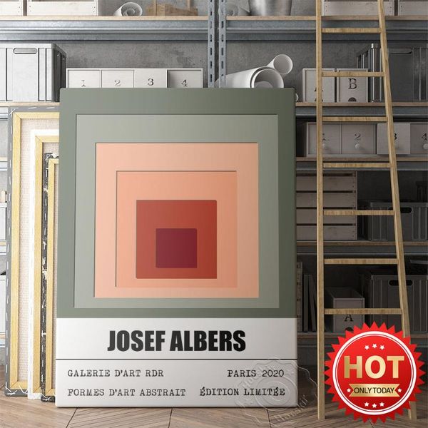 paintings josef albers museum exhibition poster, homage to the square geometry abstract art prints, modern education home wall decor
paintings josef albers museum exhibition poster, homage to the square geometry abstract art prints, modern education home wall decor