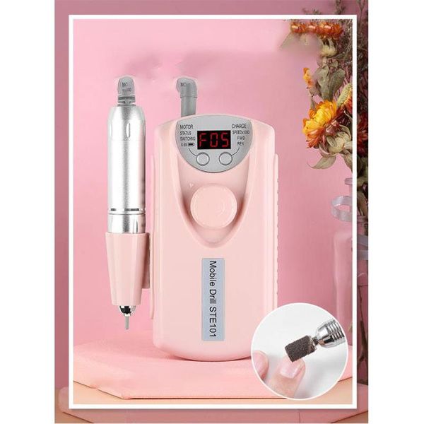 nail drill & accessories portable rechargeable electric machine low noise vibration professional manicure pink white black color
nail drill & accessories portable rechargeable electric machine low noise vibration professional manicure pink white black color