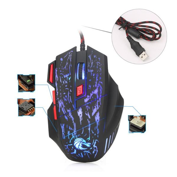 wired gaming mouse 7 buttons led computer for pc gamer colors backlit black big mice
wired gaming mouse 7 buttons led computer for pc gamer colors backlit black big mice