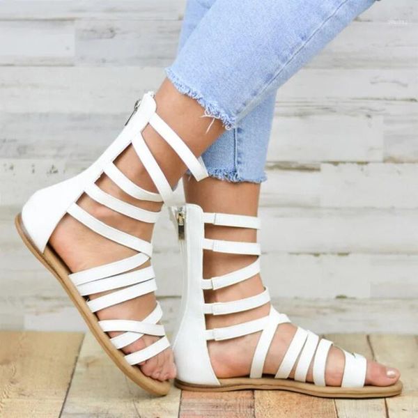 sandals women summer retro bandage flat shoes female low-heeled open toe zipper womens anti-slip beach #5.3011, Black
sandals women summer retro bandage flat shoes female low-heeled open toe zipper womens anti-slip beach #5.3011, Black