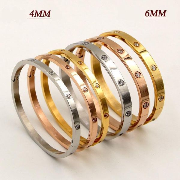 bangle classic bracelets ladies titanium stainless steel bangles cubic zirconia woman jewelry gifts, Black
bangle classic bracelets ladies titanium stainless steel bangles cubic zirconia woman jewelry gifts, Black