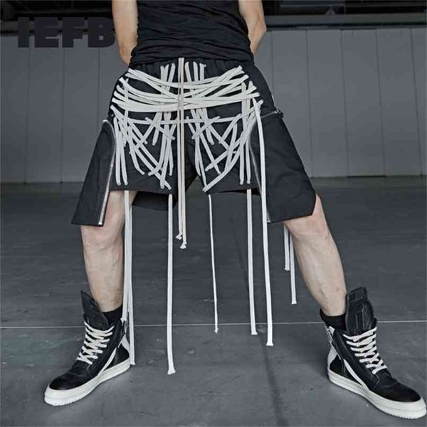 iefb streetwear lace up shorts zipper pocket overalls high street trend strings black clothes for men fashion 9y4362 210806, White;black
iefb streetwear lace up shorts zipper pocket overalls high street trend strings black clothes for men fashion 9y4362 210806, White;black